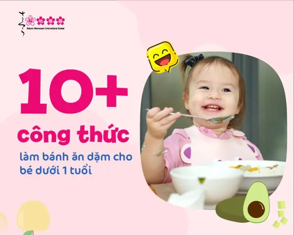 Làm Bánh Ăn Dặm Cho Bé Dưới 1 Tuổi