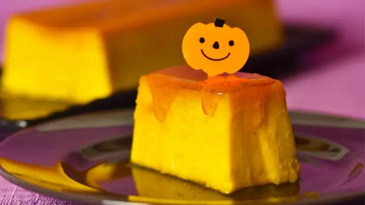 Làm Bánh Flan Bí Đỏ Cho Bé