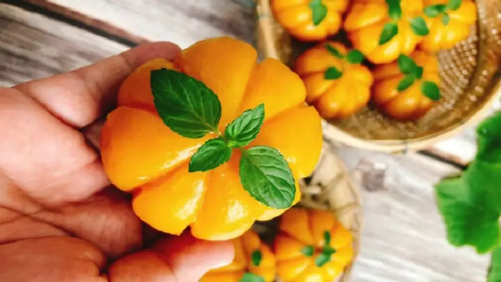 Làm Bánh Flan Bí Đỏ Cho Bé