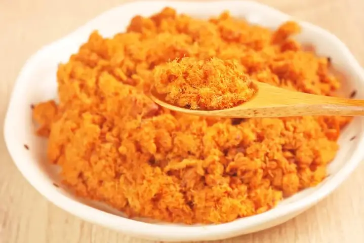 Làm Chà Bông Tôm Cho Bé
