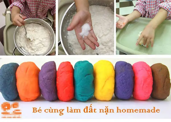Làm Đất Nặn An Toàn Cho Bé