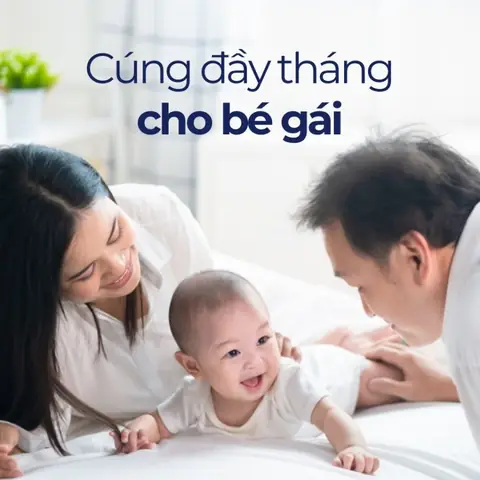 Làm Đầy Tháng Cho Bé Gái Đơn Giản