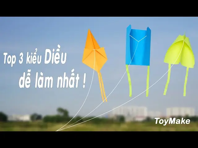 Làm Diều Giấy Đơn Giản Nhất