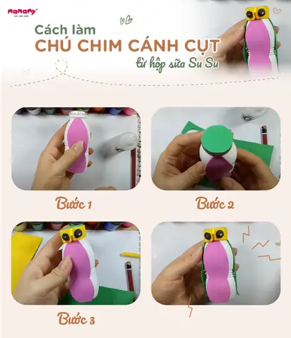 Làm Đồ Chơi Cho Bé Từ Hộp Sữa