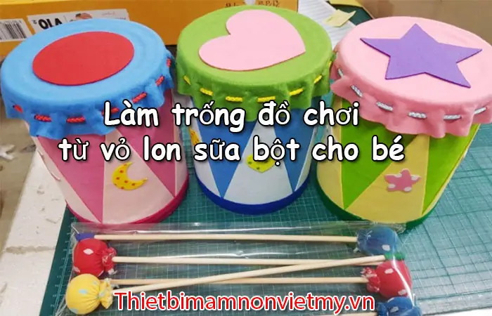 Làm Đồ Chơi Cho Bé Từ Lon Sữa