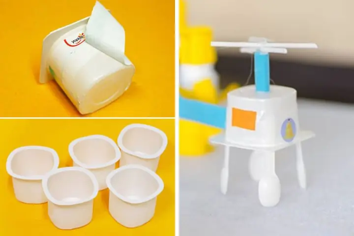 Làm Đồ Dùng Bằng Hộp Sữa Chua