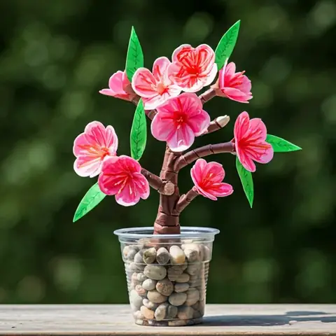 Làm Đồ Trang Trí Bằng Đồ Tái Chế