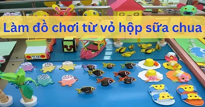 Làm Đu Quay Bằng Thìa Sữa Chua