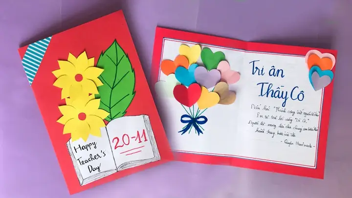 Làm Thiệp 20 11 Lớp 8