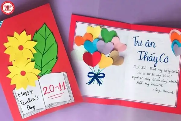 Làm Thiệp Tặng Cô Nhân Ngày 20 Tháng 11
