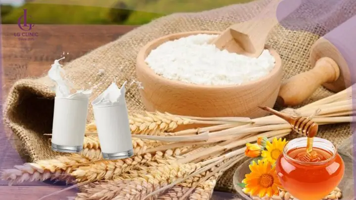 Làm Trắng Da Bằng Bột Mì