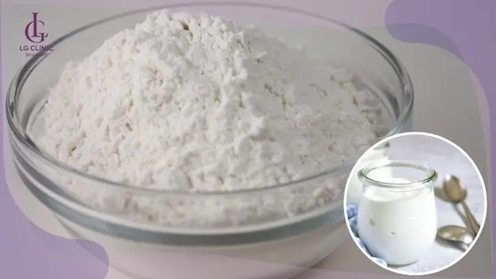Làm Trắng Da Bằng Bột Mì