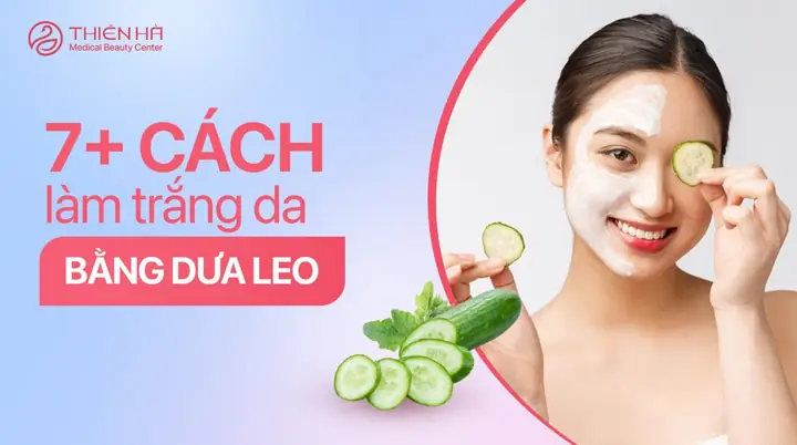 Làm Trắng Da Bằng Dưa Chuột