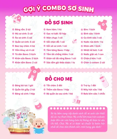 List Đồ Sơ Sinh Mùa Đông