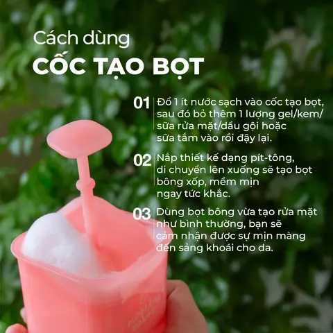 Lọ Tạo Bọt Sữa Rửa Mặt
