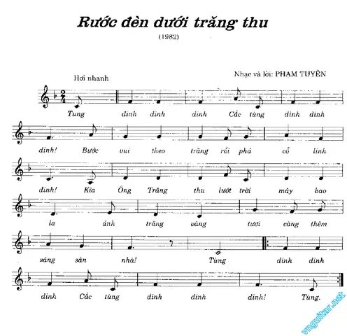 Loi Bai Hat Ruoc Den Trung Thu