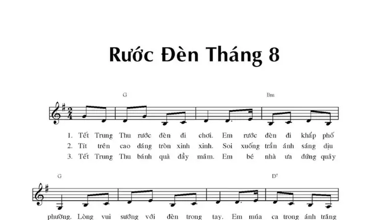 Loi Bai Hat Ruoc Den Trung Thu