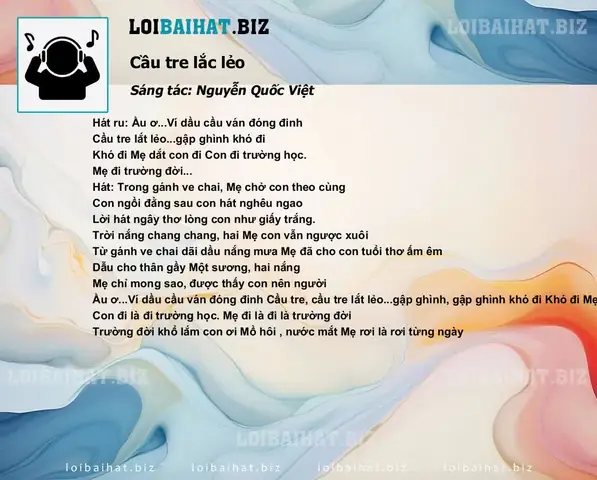 Lời Bài Hát Ví Dầu Cầu Ván Đóng Đinh