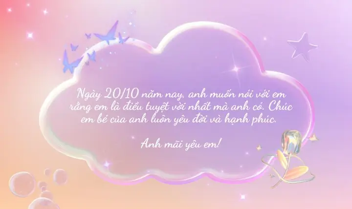 Lời Chúc 20 10 Cho Người Thân