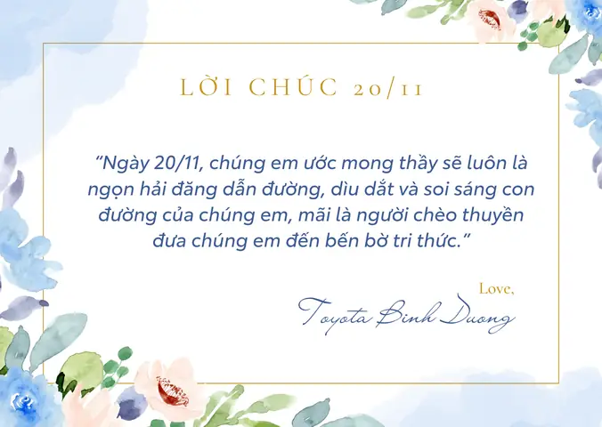 Lời Chúc 20 Tháng 11 Hay Nhất
