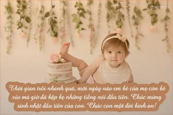 Lời Chúc Bé Tròn 1 Tuổi