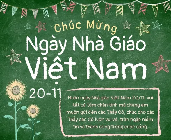 Lời Chúc Các Thầy Cô Ngày 20 11