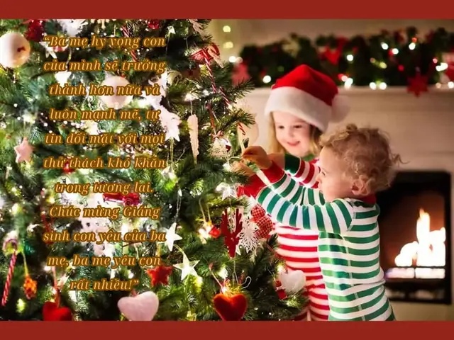 Lời Chúc Giáng Sinh Cho Ba Mẹ