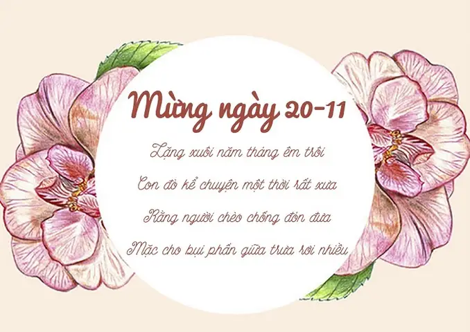 Lời Chúc Mừng 20 11 Hay Nhất