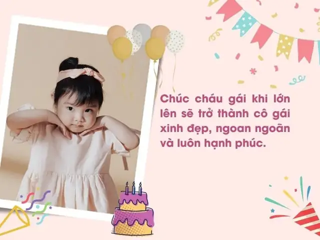Lời Chúc Mừng Sinh Nhật Con Gái 3 Tuổi