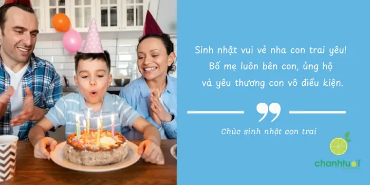 Lời Chúc Sinh Nhật Dành Cho Con