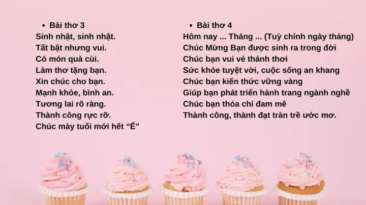 Lời Chúc Sinh Nhật Đơn Giản Mà Ý Nghĩa