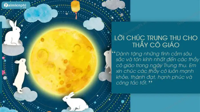 Lời Chúc Trung Thu Cho Thầy Cô