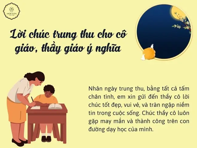 Lời Chúc Trung Thu Cho Thầy Cô