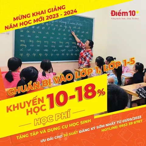 Lớp Học Chữ Cho Bé Chuẩn Bị Vào Lớp 1