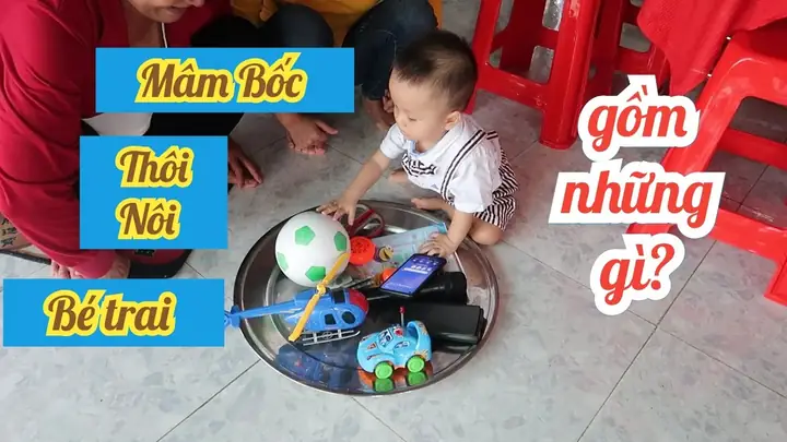 Mâm Bốc Thôi Nôi Cho Bé Trai