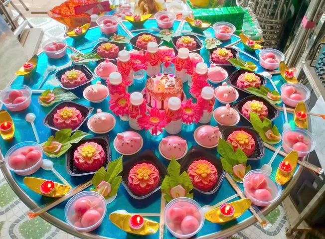 Mâm Cúng Đầy Năm Cho Bé Gái