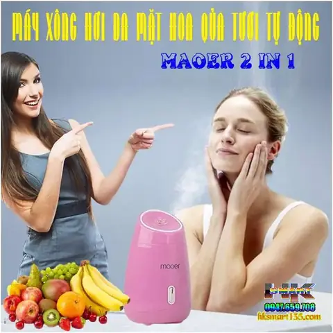 Maoer Máy Xông Hơi Mặt Hoa Quả Tươi Maoer