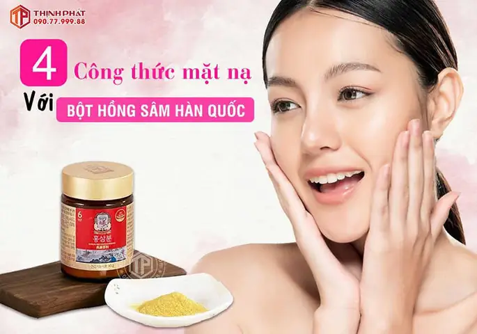 Mặt Nạ Bột Sâm Hàn Quốc