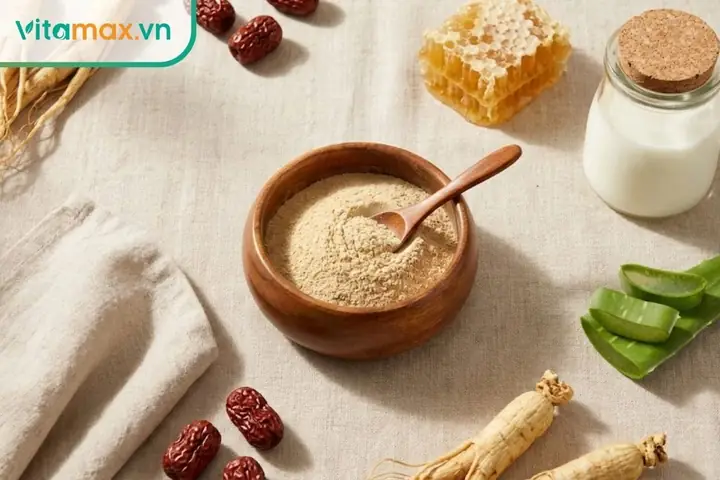 Mặt Nạ Bột Sâm Hàn Quốc