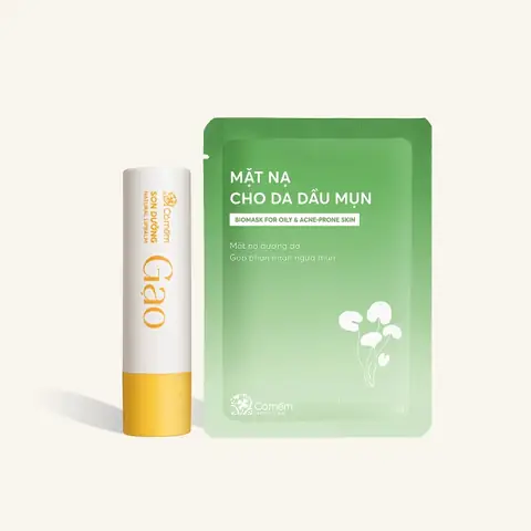 Mặt Nạ Cám Gạo Cho Da Nhờn