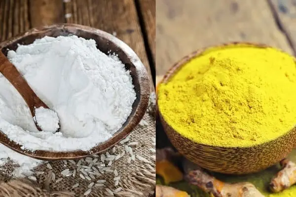 Mặt Nạ Cám Gạo Và Tinh Bột Nghệ