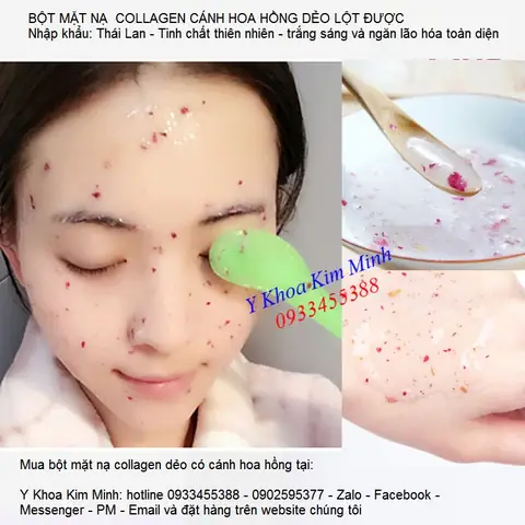 Mặt Nạ Collagen Hoa Hồng Cách Sử Dụng