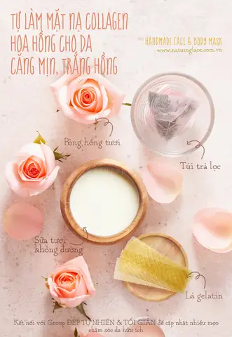 Mặt Nạ Collagen Hoa Hồng Cách Sử Dụng
