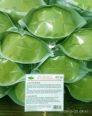 Mặt Nạ Đá Lạnh Từ Trà Xanh