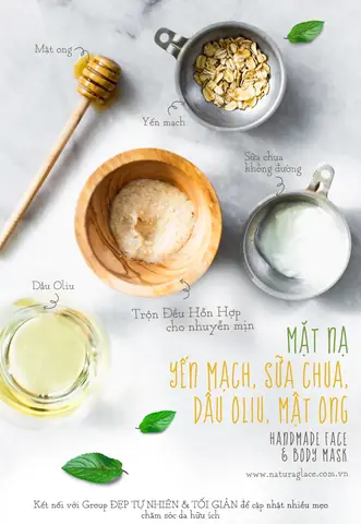 Mặt Nạ Dầu Oliu Sữa Chua Mặt Nạ Dầu Oliu Sữa Chua