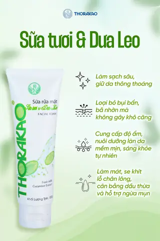 Mặt Nạ Dưa Leo Sữa Tươi