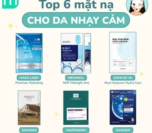 Mặt Nạ Giấy Cho Da Mụn Nhạy Cảm