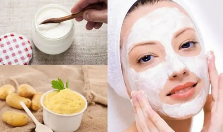 Mặt Nạ Khoai Tây Sữa Chua Vitamin E