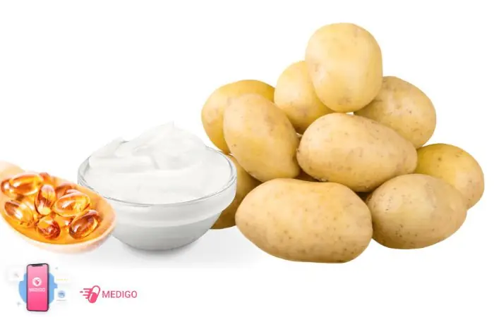 Mặt Nạ Khoai Tây Sữa Chua Vitamin E