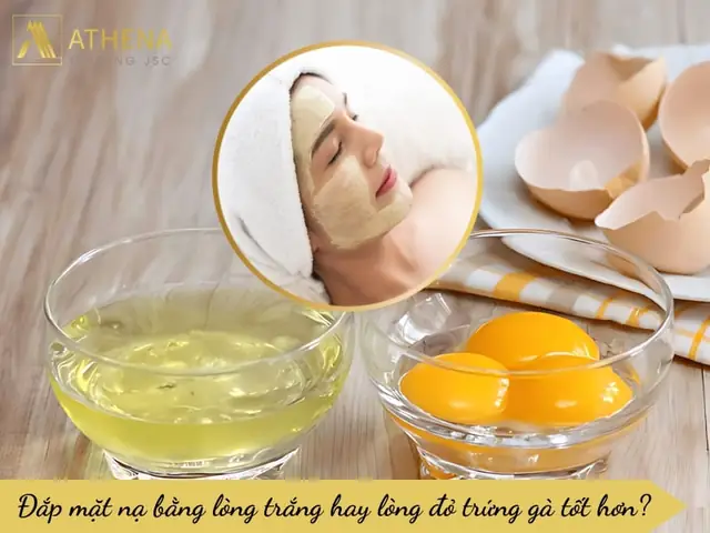 Mặt Nạ Lòng Trắng Và Lòng Đỏ Trứng Gà